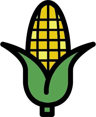Organic corn icon